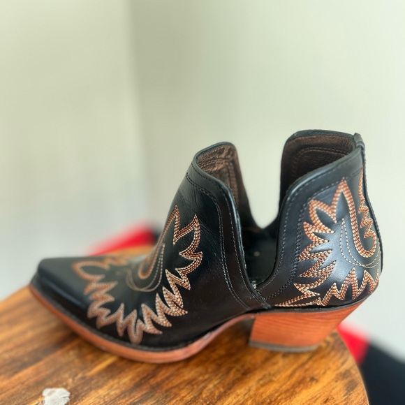 Ariat Black and Brown Ankle Boots - Picture 2 of 9